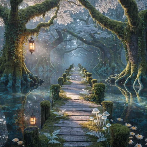 Free Enchanted Forest Pathway Image - Enchanted, Forest, Dock ...