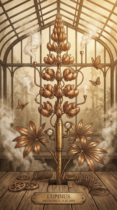 Free Steampunk Botanical Marvel Image - Steampunk, Botanical, Copper ...