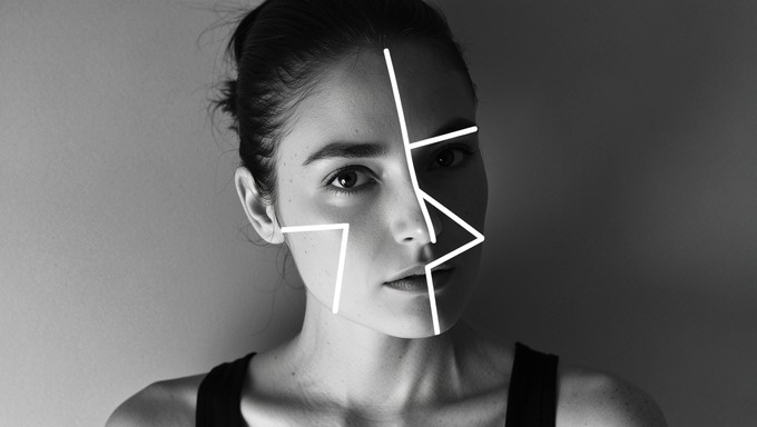 Fragmented Face Simple Free Fragmented Identity Portrait Image - Portrait, Silhouette, Profile ...