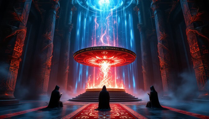 Free Sacred Dragon Ritual Image - Fantasy, Temple, Priests | Download ...