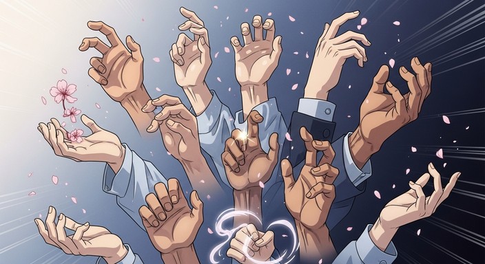 Dramatic Hand Wave Free Expressive animated hands Image - Anime, Hands, Gestures ...