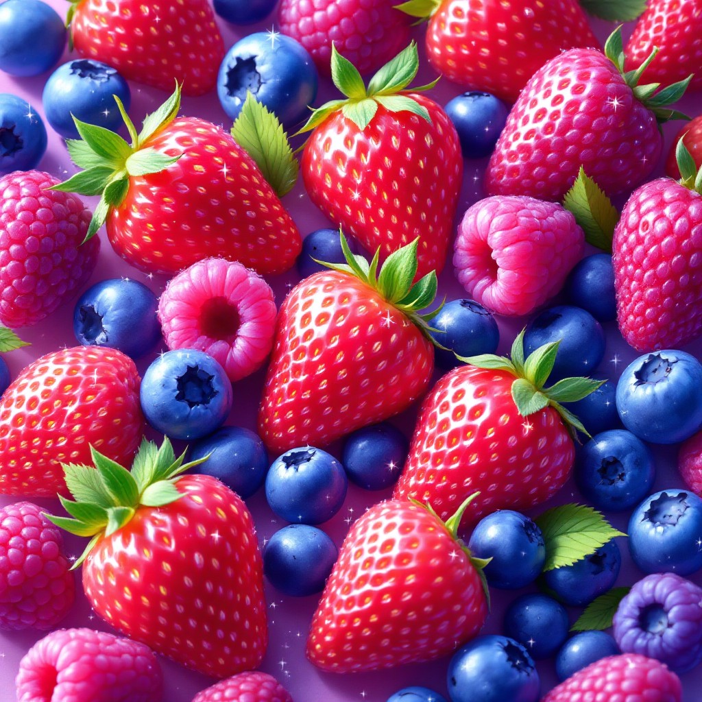 Free Vibrant Berry Illustration Image - Berries, Strawberries ...