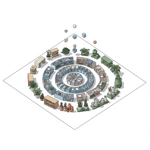 Free Industrial Structure Design Image - Isometric, Vintage, Mechanical ...