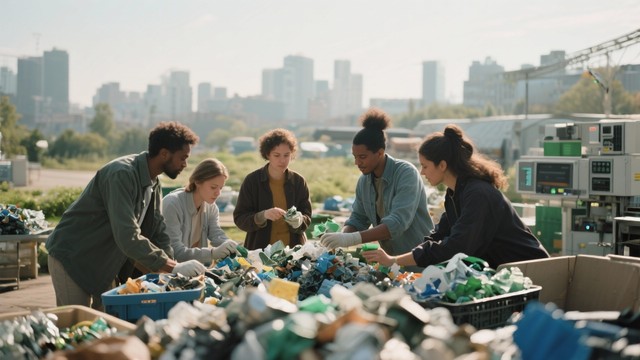 Recycle Collaboration Free Collaborative recycling effort Image - Recycling, Sustainability ...