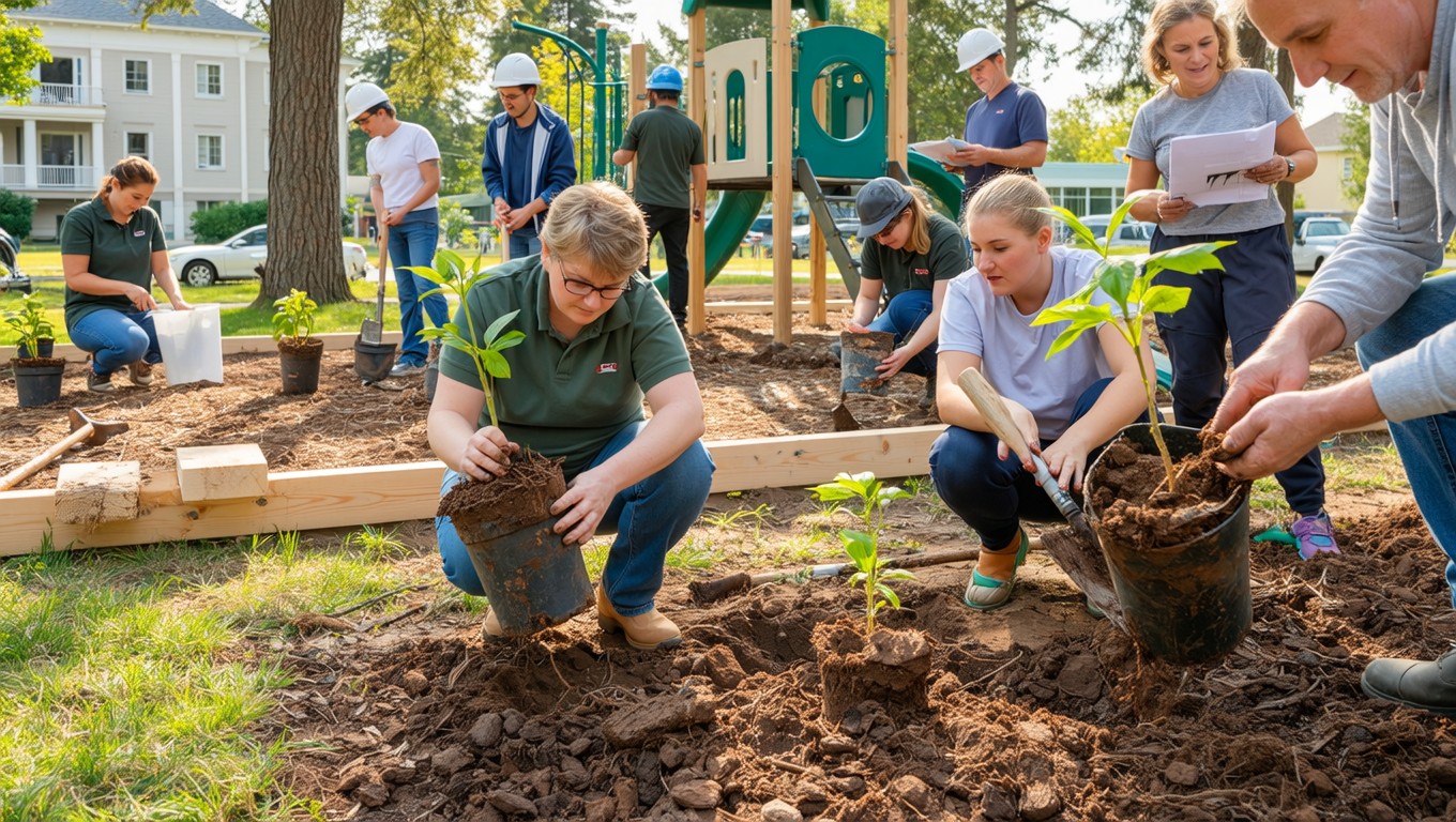 Free Planting Free Community Garden Planting Photo - Volunteers, Planting, Community ...