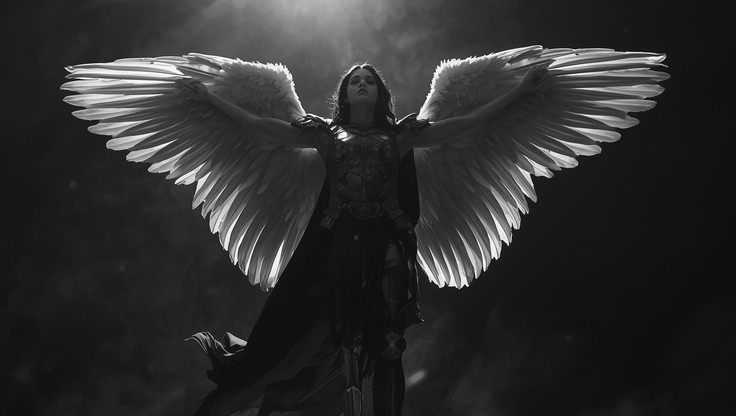 Free Celestial Warrior Rising Image - Warrior, Wings, Celestial ...