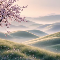 Spring Dawn Color Free Misty Spring Dawn Image - Spring, Landscape, Misty | Download at ...