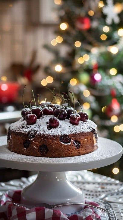 Free Festive Cherry Cake Image Cake Cherries Dessert Download At