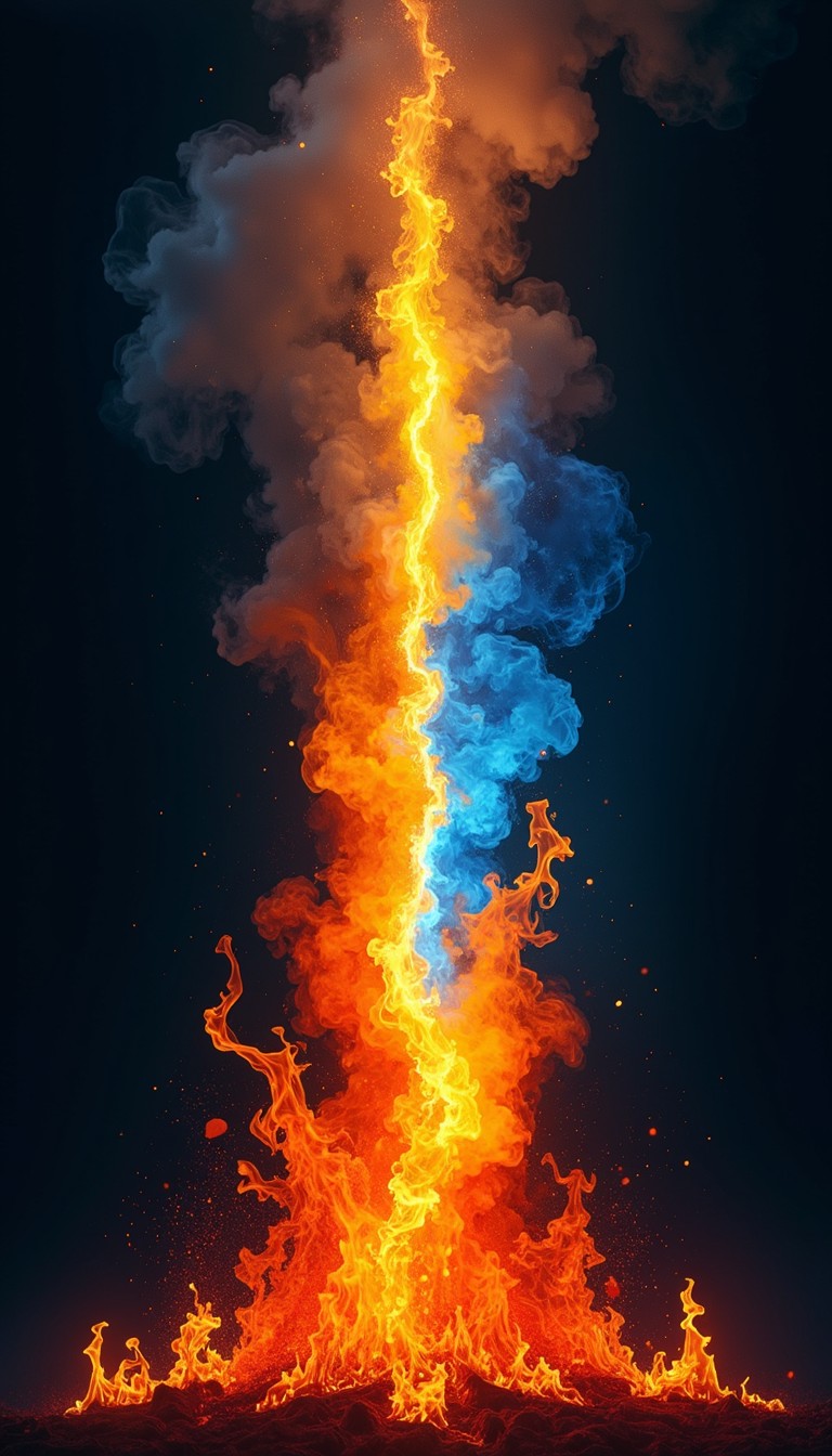 Free Fiery Blue Ascension Image - Fire, Flame, Inferno | Download at ...