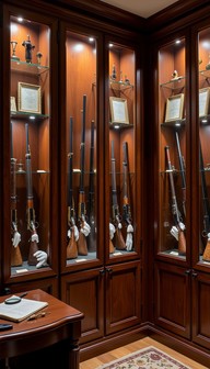 Weapons Collection Display Free Elegant firearms display Image - Firearms, Collection, Cabinet ...