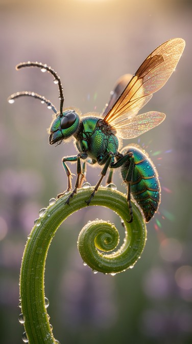 Free Jeweled Wasp Beauty Image - Insect, Macro, Iridescent | Download ...