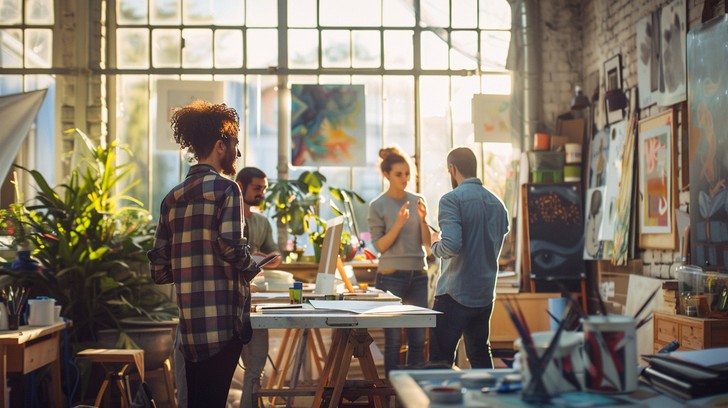 Free Art Studio Gathering Image - Art, Studio, Artists | Download at ...