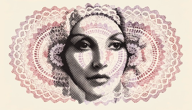 Free Lace Portrait Art Image - Portrait, Woman, Lace | Download at ...