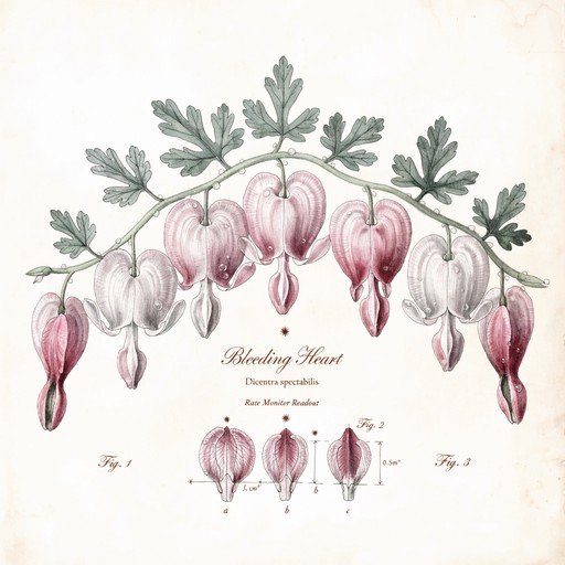 Free Bleeding Heart Botanical Image - Botanical, Illustration, Flowers ...