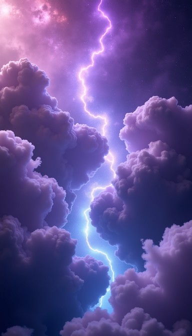 Free Electric Purple Storm Image | Download at StockCake