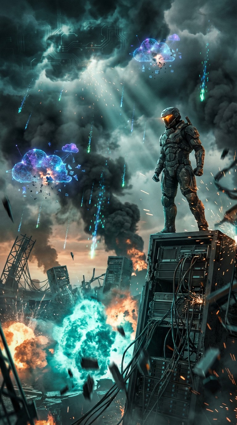 Free Digital Warfare Apocalypse Image - Warrior, Soldier, Cyberpunk ...