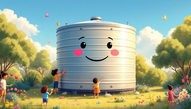 Free Friendly Water Tank Image - Illustration, Children, Water ...