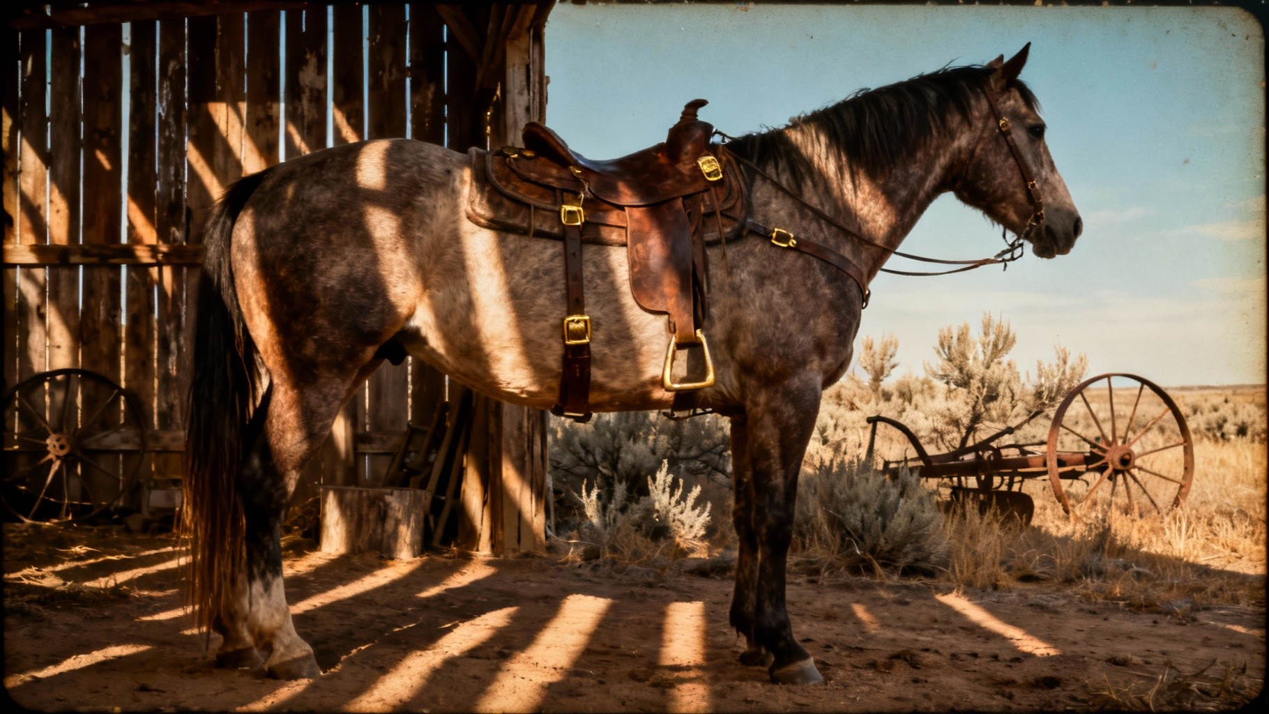Free Rustic Barn Horse Photo - Horse, Barn, Western | Download at StockCake