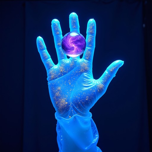 Translucent Purple Hand Free Cosmic Hand Portal Image - Cosmic, Translucent, Ethereal ...