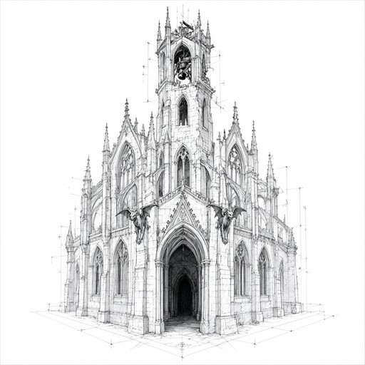 Square Gothic Window Download Gothic Castle Sketch Image - Gothic, Architecture, Sketch ...