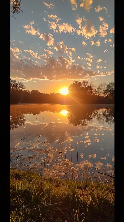 Free Sunset over lake Image - Sunset, Lake, Reflection | Download at ...