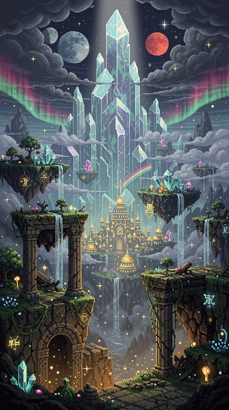 Free Mystical Pixel Kingdom Image - Fantasy, Pixel, Kingdom | Download ...