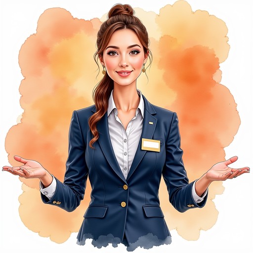 Free Elegant Reception Host Image - Watercolor, Hospitality ...