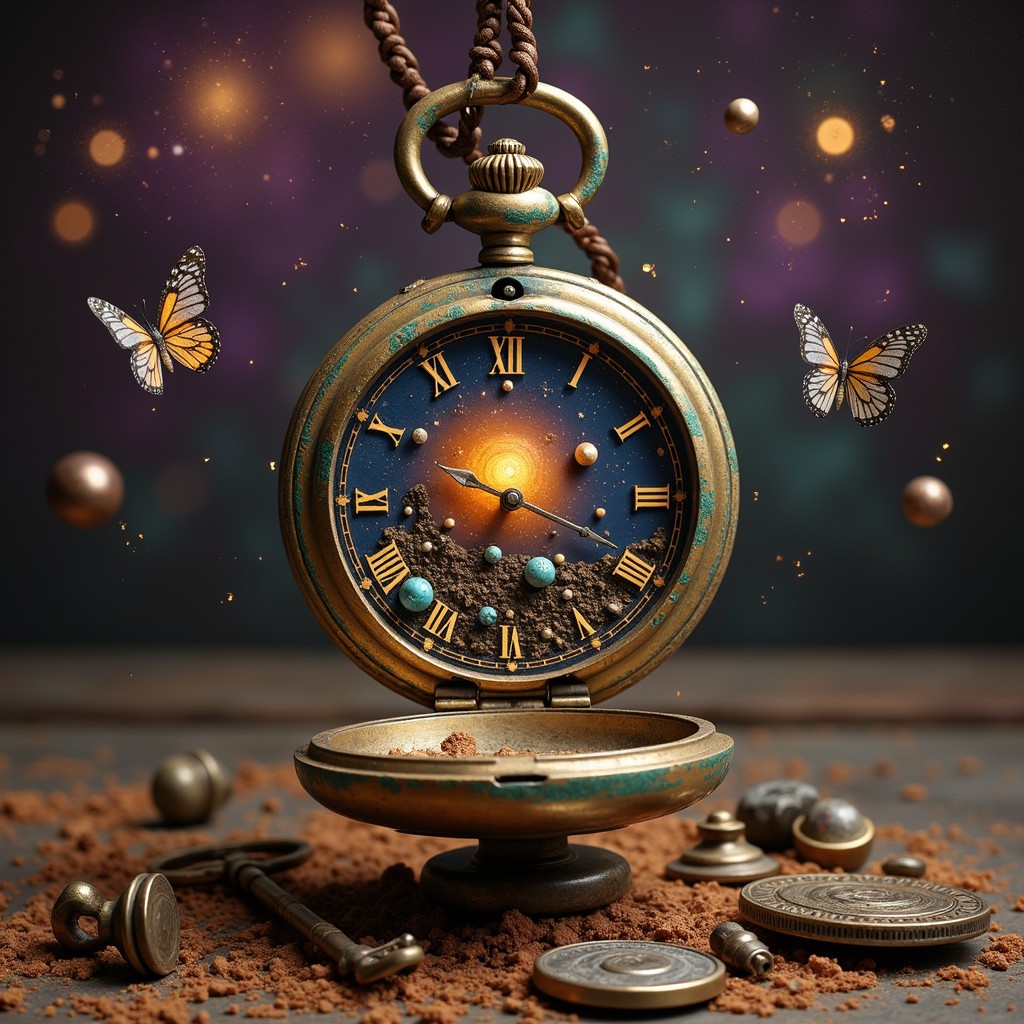 Timepiecc Free Cosmic Timepiece Magic Image - Timepiece, Cosmic, Butterflies ...