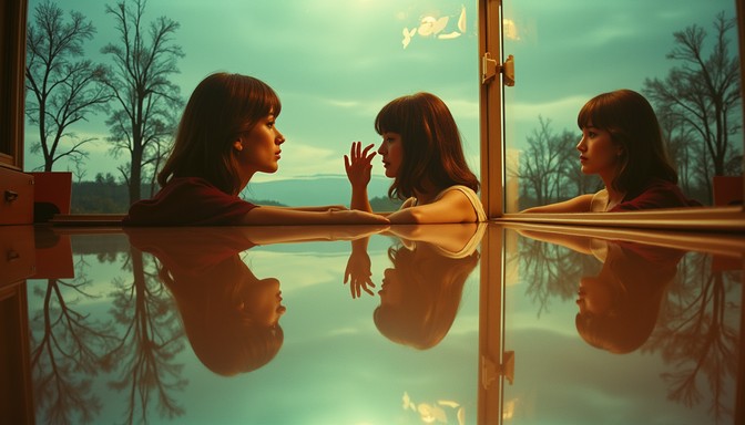 Su Real Reflections Free Reflective surreal encounter Image | Download at StockCake