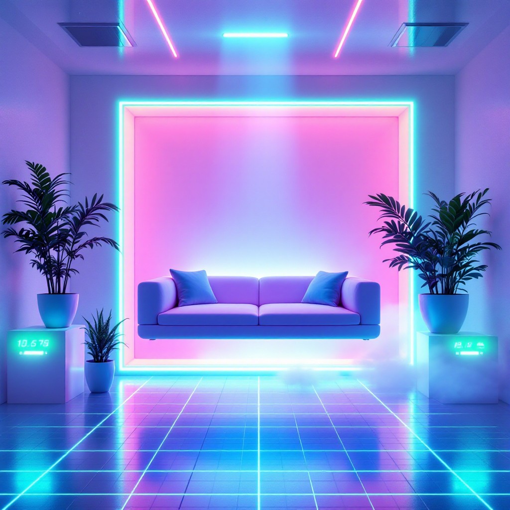 Free Neon Dream Room Image - Cyberpunk, Neon, Futuristic | Download at ...