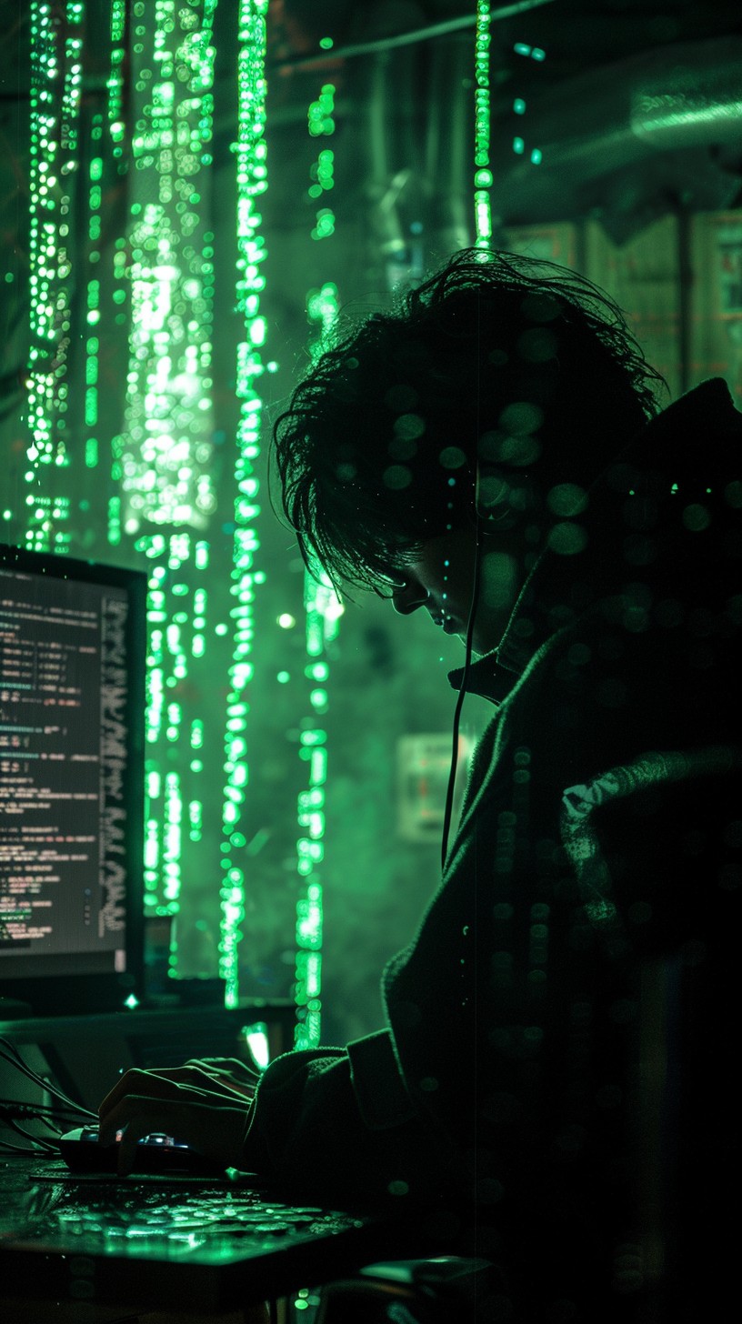 Free Cyberpunk Coding Session Image - Technology, Coding, Programmer ...