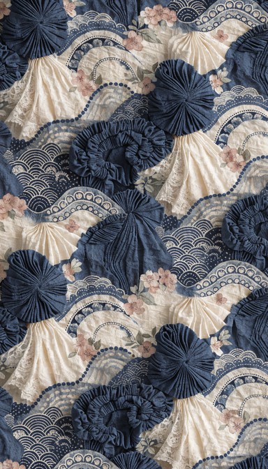 Free Vintage Japanese Textile Image - Japanese, Pattern, Textile ...