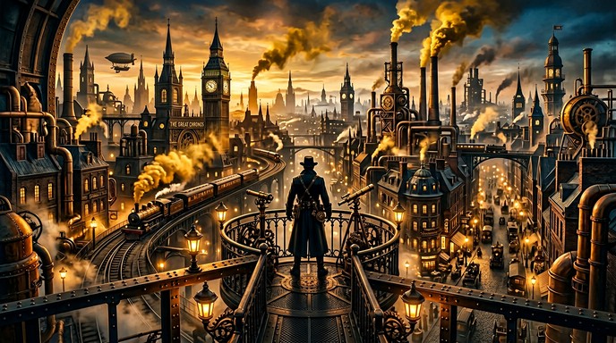 Free Victorian Steam City Image - Steampunk, Victorian, Cityscape ...