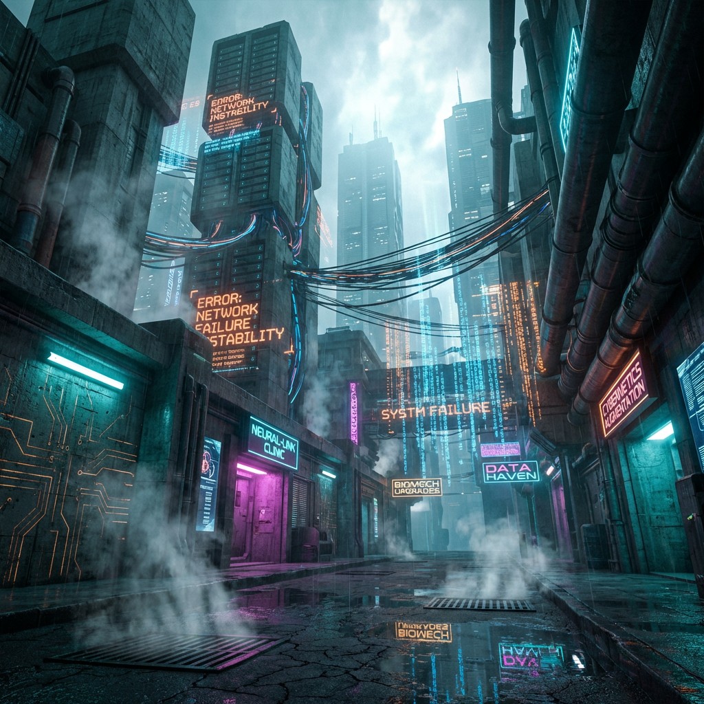 Free Neon Cyberpunk Alleyway Image - Cyberpunk, Neon, Futuristic ...
