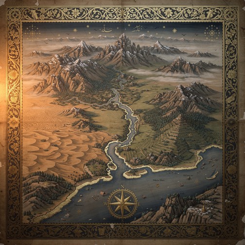 Free Ancient Cartographic Masterpiece Image - Cartography, Map ...