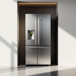Simplicity Fridge Free Sleek Steel Simplicity Image - Refrigerator, Minimalist, Modern ...