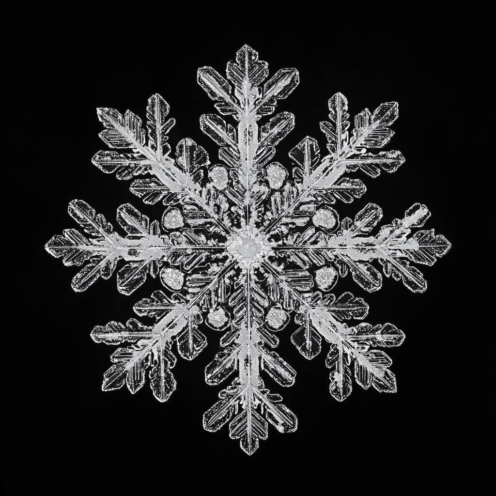 Free Intricate snowflake design Image - Snowflake, Winter, Crystal ...