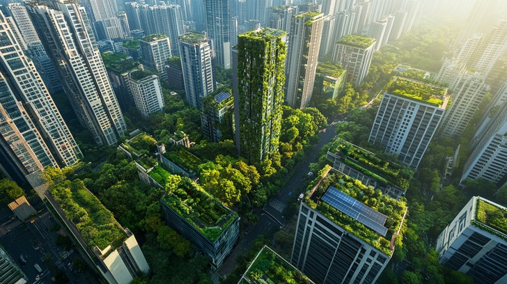Free Urban Greenery Integration Image - Urban, Greenery, High-rise ...