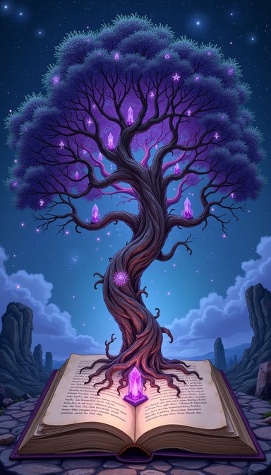 Tree Reference Magic Free Magical Knowledge Tree Image - Tree, Spellbook, Magic | Download ...