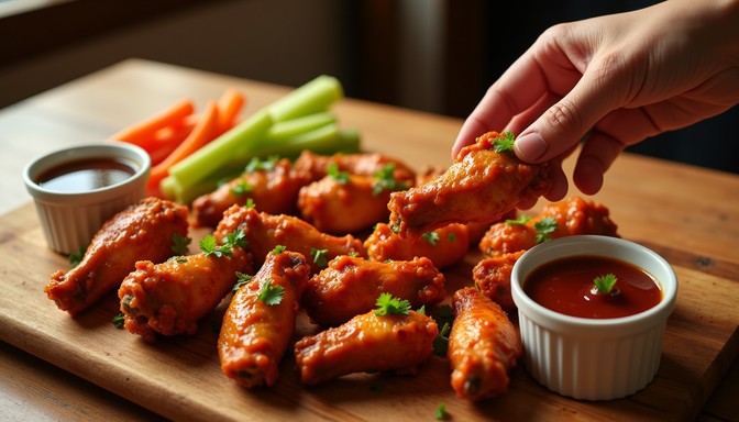 Buffalo Ramekin Free Saucy Buffalo Wings Image - Wings, Buffalo, Spicy | Download at ...