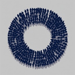 Free Circular Crowd Pattern Image - Crowd, Circle, Aerial | Download at ...