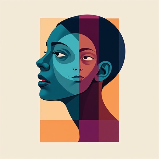 Fragmented Face Simple Free Fragmented Emotional Portrait Image - Fragmented, Geometric, Face ...