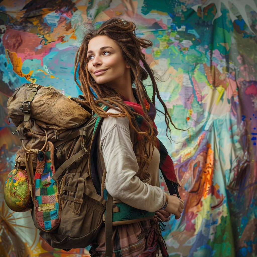 Free Artistic Backpacker Smiling Image - Traveler, Backpack, Smile ...
