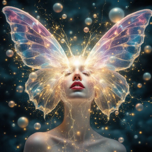 Free Celestial Butterfly Dreams Image - Butterfly, Cosmic, Ethereal ...