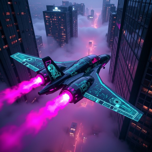 Free Neon Cyberpunk Flight Image - Cyberpunk, Aircraft, Neon | Download ...