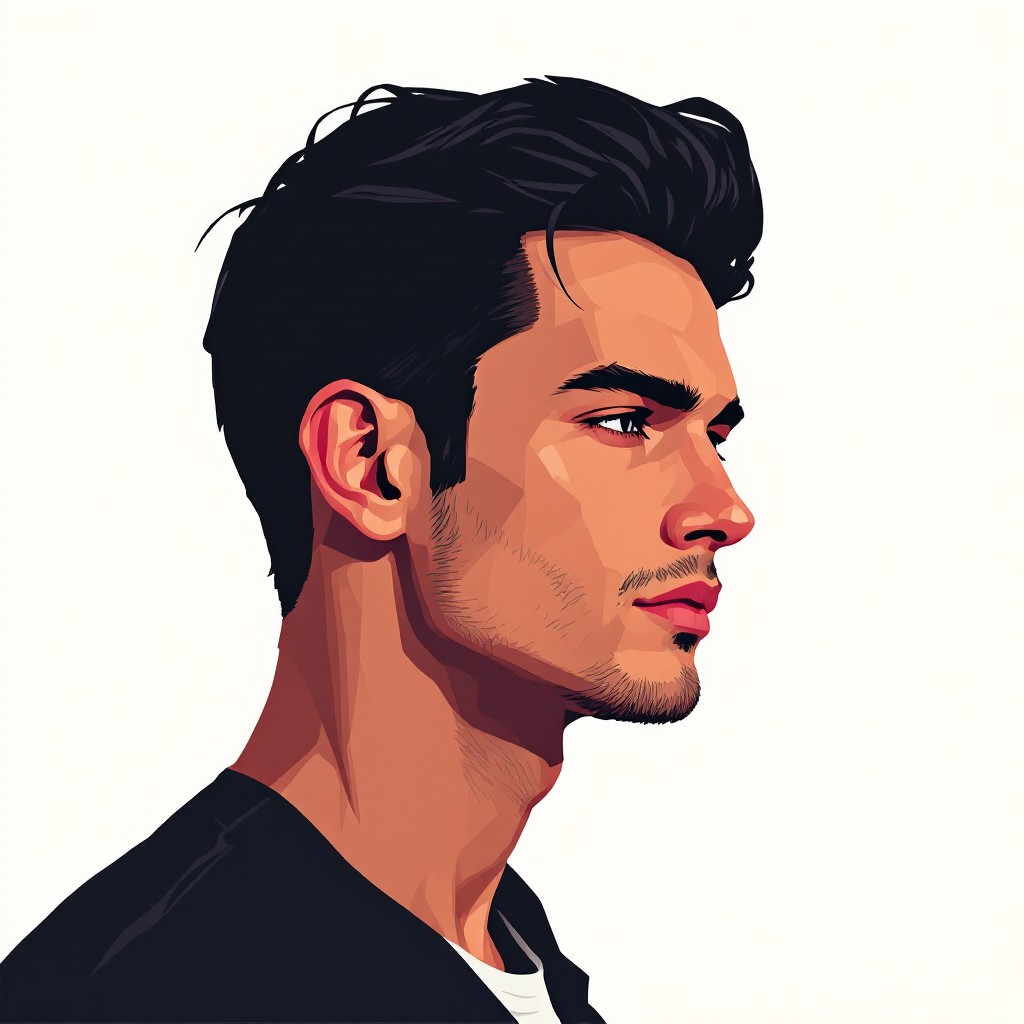 Free Dramatic Digital Profile Image - Pixel, Minimalist, Profile ...