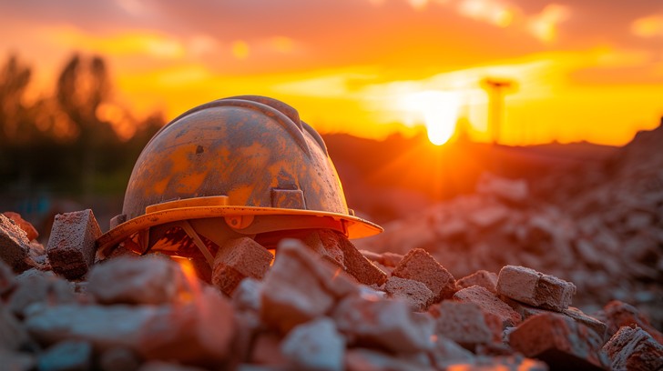 Free Construction Site Sunset Image | Download at StockCake