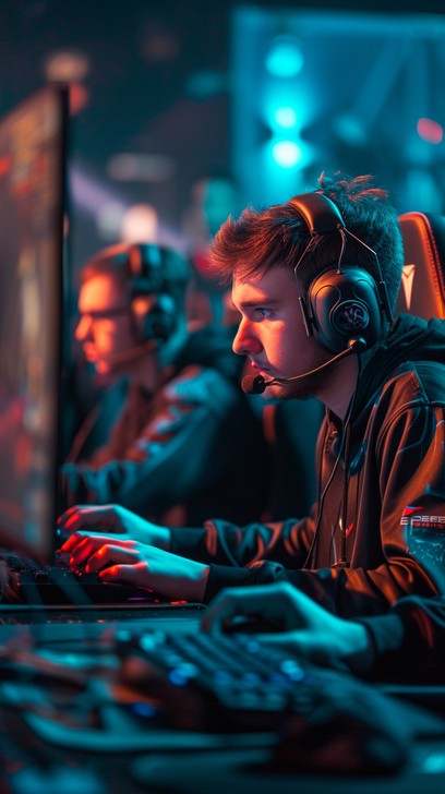 Intense Gaming On Computer Free Intense Gaming Session Image - Gaming, Esports, Computer ...