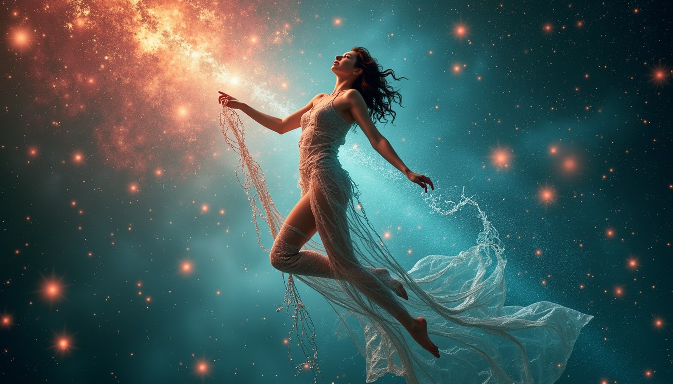 Free Ethereal Celestial Dancer Image - Cosmic, Ethereal, Floating ...