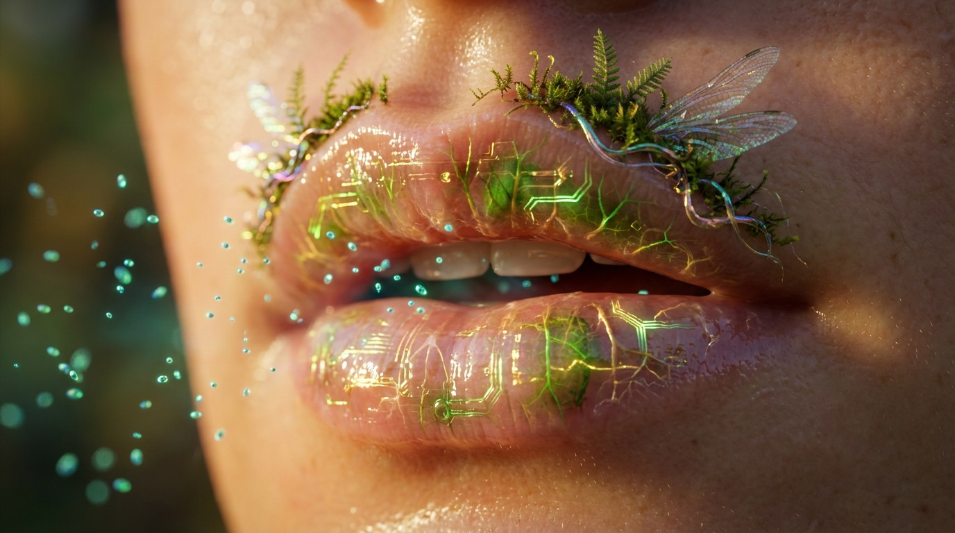 Free Living Biopunk Lips Image - Solarpunk, Lips, Macro | Download at ...